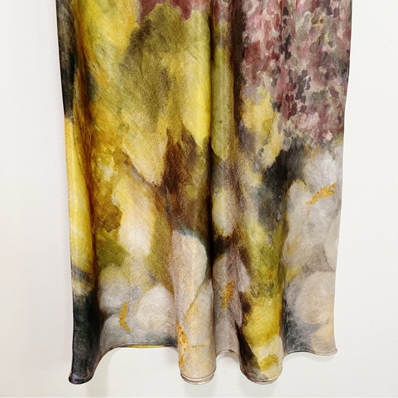 Zara Floral Maxi Dress - Green and Cream - Picture 7 of 13